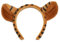 DAISHIAO Tierohren Stirnband Tigerkopf Haarreifen mit Schwanz Tiger Paw Stirnbänder Party Haarband Thema Kreative Party Kostüm