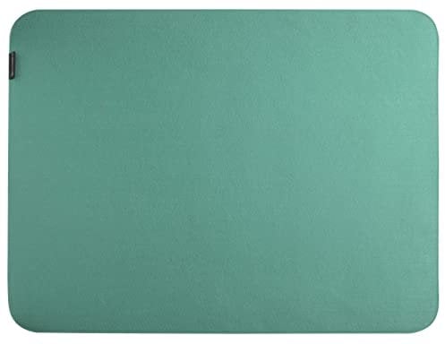 Exacompta 29813E Schreibunterlage Teksto, aus RPET-Filz (gewonnen aus dem Recycling von Plastikflaschen), Format 50 x 65 cm, wassergrün, wird gerollt geliefert, perfekt für Büro und Homeoffice