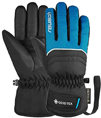 Reusch Gore-TEX Skihandschuhe für Kinder | warm, wasserdicht & Winddicht | atmungsaktiv, Winterhandschuhe mit Klettverschluss, für Ski & Outdoor, Größe 3-6,5, Teddy GORE-TEX Junior