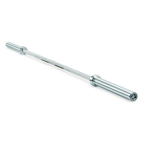 CAP Barbell Olympische 2,1 m lange Stange, 28 mm Griffdurchmesser, bronzefarbene Buchsen, Chrom
