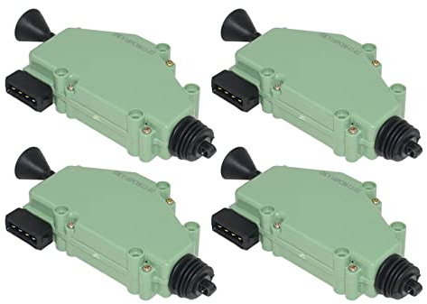 Huiruhy 4× Stellmotor mit Zentralverriegelung ZV 4-Polig 7D0959781A Kompatibel mit T4 701959781 7D0959781A 701959783A 255959781 701959781A 255959783A Stellelement Zentralverriegelung