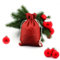 YIEUR 25 Stück Jutesäckchen Rot Adventskalender Säckchen für Hochzeit Verlobung Adventskalender, 10x14cm groß Säckchen Weihnachten Adventskalender Geschenksäckchen (rot-10x14cm)