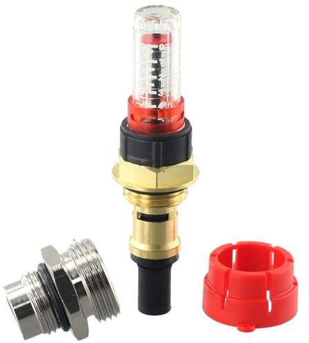 ZYWUOY Durchflussmesser für Wasser Fußbodenheizung Krümmer Durchflussmesser Regler DN25 Durchflussmengeneinstellung Gerät