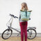 Ikuri Kleine KOMBI Fahrradtasche/Rucksack 20-26’’ für Kinder Falträder Klappräder aus Plane – Modell Monstera