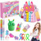 Einhorn Geschenke für Mädchen, 16 Stück Fidget Toys für Kinder, Einhorn Tasche Spielzeug ab 3 4 5 6 7 Jahre, Anti Stress Squishy Spielzeug, Stressabbau Squeeze Toy, Geschenk Mädchen 2 - 10 Jahre