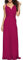 xxxiticat - Abito da sera lungo da donna, elegante abito da damigella d'onore, abito da cocktail, per le feste, rosso rose, L