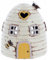 Village Pottery Teelichthalter, Bienenstock, cremefarben (330951)