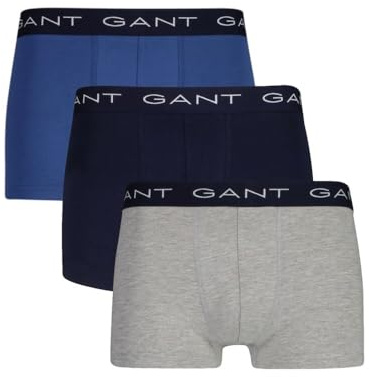 GANT Men's Trunk 3-Pack Boxer Shorts, deep Forest, M
