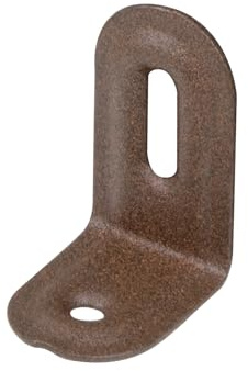 Alberts 822491 DURAVIS® Verstellwinkel | geprägt | rostbraun duplexbeschichtet | Größe 28 x 40 x 22 mm | 50er Set