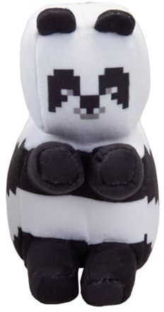 VFM - Minecraft Panda Soft Toy Clip On Video Game Character-Officially Licensed Toy Plush Stuffed Plushie, Gifts for Birthday, Valentine's Day Christmas - 13cm White