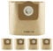 5 Pezzi 6.959-130.0 Sacchetti Aspirapolvere per Kärcher WD3, WD3P, MV3, Ricambio Sacchetto Filtro in Carta per A2201, A2204, A2504, A2554, Sacchi Aspirapolvere WD3, Aspirapolvere Paperbags Accessorio