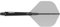 CUESOUL ROST 77 Integrierter Dartschaft und Flight, Standardform, 3er-Set (klare Farbserie)