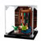 Acrylic Display Case for Lego 40698 Bookish Fragrance Full House Building Set,Clear Display Case, Dust-Proof Display Case Compatible with Lego 40698 (Only Display Case) (Black Base)