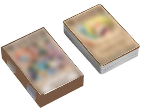 EUYRVAW Packung Mit 55 Pcs Cartoon Karten Schwarz Silber Gold Seltene Karten Set,Keine Duplikate Karikaturen Comics Sammelkarten