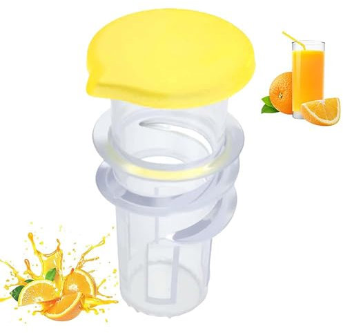 Lemon Squeezers Handheld Lemon Juicer Squeezer with Lid Small Manual Fruit Press Lemons Limes Oranges Citrus Juicer Plastic Screw Top Lemons Squeezer Multi-Functional Kitchen Tool for Cocktail Drinks