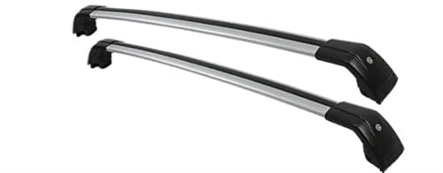 Relingträger 2-teilige Dachträger Für KIA Für Sorento Für Mq4 2020 - Seitenträger Aus Aluminiumlegierung Querschienen Dachgepäckträger Gepäckträger Dachgepäckträger & -Boxen(Silver-Black)