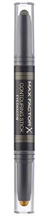 Max Factor Contouring Stick Eyeshadow, zweiseitiger, langanhaltender Lidschatten, wisch- und wasserfest, Farbe Bronze Moon & Brown Perfect, 1 g