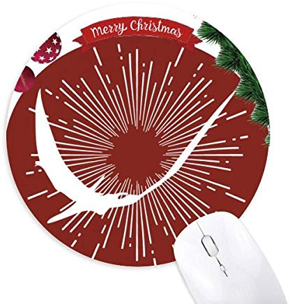 Sky Animal Flying Predator Round Rubber Maus Pad Weihnachtsbaum Mat