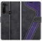 MOBESV Custodia per Motorola Moto G8 Power, Cover a Libro Magnetica Custodia in Pelle per Motorola Moto G8 Power, Nero/Viola