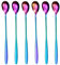 GRÄWE Cuillère à Glace et Latte Macchiato en Acier Inoxydable, Cuillère Longue Idéale pour Café, Desserts et thé Glacé, Passe au Lave-vaisselle, multicolore