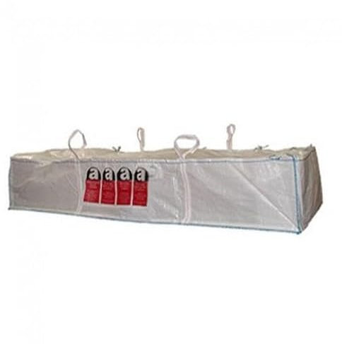 2 Stück Asbest Plattensack | 620 x 240 x 115 cm | Kapazität 17.5 m³ | Traglast bis 1500 kg