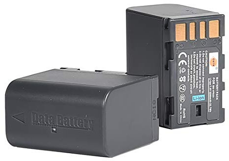 DSTE BN-VF823U Lot de 2 batteries compatibles avec JVC GZ-MG230 GZ-MG255 GZ-MG275 GZ-MG330 GZ-MG335 GZ-MG340 GZ-MG360 GZ-MG365 GZ-MG430 GZ-MG430 320 435 G Z-MG555 GZ-MG575