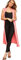 WearAll Women's Sleeveless Maxi Long Length Boyfriend Cardigan Collar Long Floaty Duster Jacket Coat Blazer Waistcoat - Coral - 20-22