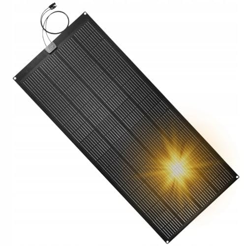 NEO TOOLS Panneau Solaire Flexible 200W avec Modules Solaire - IP67 Étanche - Léger - Haute Performance - pour Batteries 12V - Parfait pour Camper, Bateau, Yacht