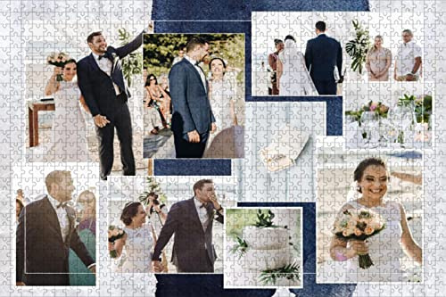 Lehaha Personalisiertes Puzzle mit Eigenem Foto-120/300/500/1000 Teile-Fotopuzzle Selbst Gestalten für Erwachsene-Einzigartiges Geschenk zu Jahrestag,Hochzeit & Geburtstag-DIY Wohndeko