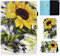CASAFUNY Hülle für Samsung Galaxy Tab A8 10,5 2022/2021 (SM-X200/SM-X205/SM-X207), PU Leder Tablette Schützhülle Multi-Winkel Ständer Cover Case für Samsung Galaxy Tab A8 2022/2021, Blume