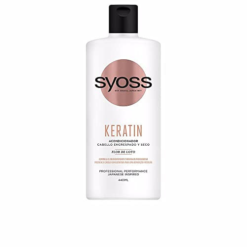 Syoss Keratin Conditioner für trockenes und trockenes Haar, 440 ml, Unisex