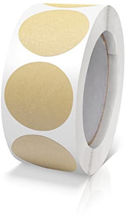 500 Stk Runde Aufkleber Stickers 25mm Farbkodierung Etiketten Rolle kleine Klebepunkte Kraft