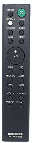 RMT-AH501U Télécommande de rechange pour barre de son Sony HT-X8500 HTX8500