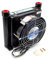 LeTkingok AJ0510T-CA Raffreddatore D'aria Idraulico in Lega di Alluminio, Flusso 3Mpa 10L/min Piccolo Radiatore Raffreddamento Olio Scambiatore di Calore Radiatore Olio Radiatore (AJ0510T-CA,DC 12V)