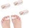 3Pcs Hammer Toe Straightener,Hammer Toe Separators Splint,Toe Bandage,Protecting Crooked Toes & Hammertoes Overlapping Toes,Overlapping Toe Protector,Toe Cushioned Bandages for Correcting Hammer Toes
