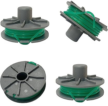 Viilich Lot de 4Bobine de Fil de Remplacement 5309-20 pour Débroussailleuse Gardena Turbotrimmer PowerCut Plus 650/30 - Article N° 9811, 9811-20, 4,3 m de longueur, Ø 2 mm