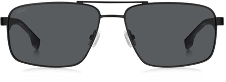 HUGO BOSS BOSS 1580/S Matte black grey 59/16/145 Herren Sonnenbrillen