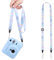 VOVMOEYA Kids Camera Strap,Children Camera Neck Strap,Lanyard for Kid Camera Compatible with Fujifilm Instax Mini Sony ZV-E10 ZV-1 ZV-1F Vlogging Camera Canon R50 M50 Nikon DSLR Camera - Blue