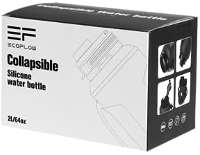 ECOFLOW Tragbarer zusammenklappbarer Plastikbecher 2L