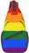 Regenbogen-LGBT-Umhängerucksack, Gay-Pride-Schultertasche für Männer und Frauen, Schulter- und Brusttaschen, Fitnessstudio, Sport, Reisen, Wandern, Tagesrucksack