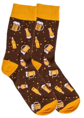 MIJOMA Herren Fun-Socken – Lustige Motivsocken mit ausgefallenen Designs – Bunte Baumwollsocken für Freizeit, Alltag & Büro