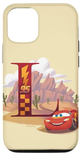 Hülle für iPhone 13 Pro Disney & Pixar Alphabet Monogramm Buchstabe L Lightning McQueen