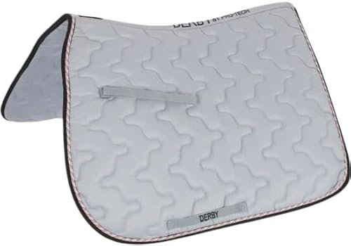 Umbria Equitazione Satteldecke aus Baumwolle, konturiert, Salto Derby - Pony, Hellblau