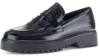 Gabor Damen Slipper, Frauen Slip On,Moderate Mehrweite (G),Businessschuhe,Slip-ons,Mokassins,Halbschuhe,Slides,Loafer,schwarz,38 EU / 5 UK