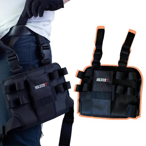 Holster Z 2.0 Tool Pouch, Electrician Leg Tool Pouch with Belt Clip, Dach Pro Holster Z 2.0 Tools, Multi-Purpose Tool Holder for Electricians, Toughbuilt Tool Pouch for Electricians (1 Pcs)