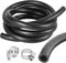 Tubo in Gomma per Radiatore, Benzina e Diesel, Diametro Interno 8 mm, Esterno 14 mm, Lunghezza 1 Metro, Tubo dell'Acqua di Raffreddamento per Carburante, Con 2