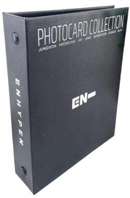 Fotokartenalbum Fotokarte Postkartenhalter Buch Mini Fotoalbum Binder 20 Taschen (ENHYPEN)