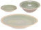 Set 18 pzs vajilla gres verde borde colección VESSIA