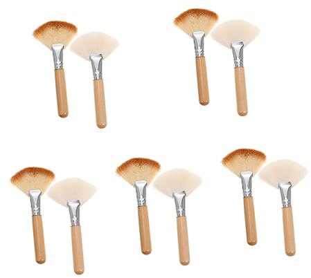 LALADEFIEE 10pièces Pinceau De Maquillage Pour Visage Brosse à Fard à Joues Poils De Outils De Maquillage Multifonctionnels Et
