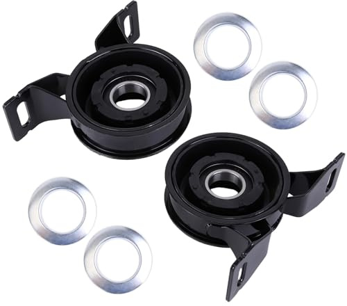 Lot de 2 supports de roulement de support central d'arbre de transmission arrière compatibles avec LandRover compatibles avec FreelanderLN remplace ADJ138001 TOQ000040